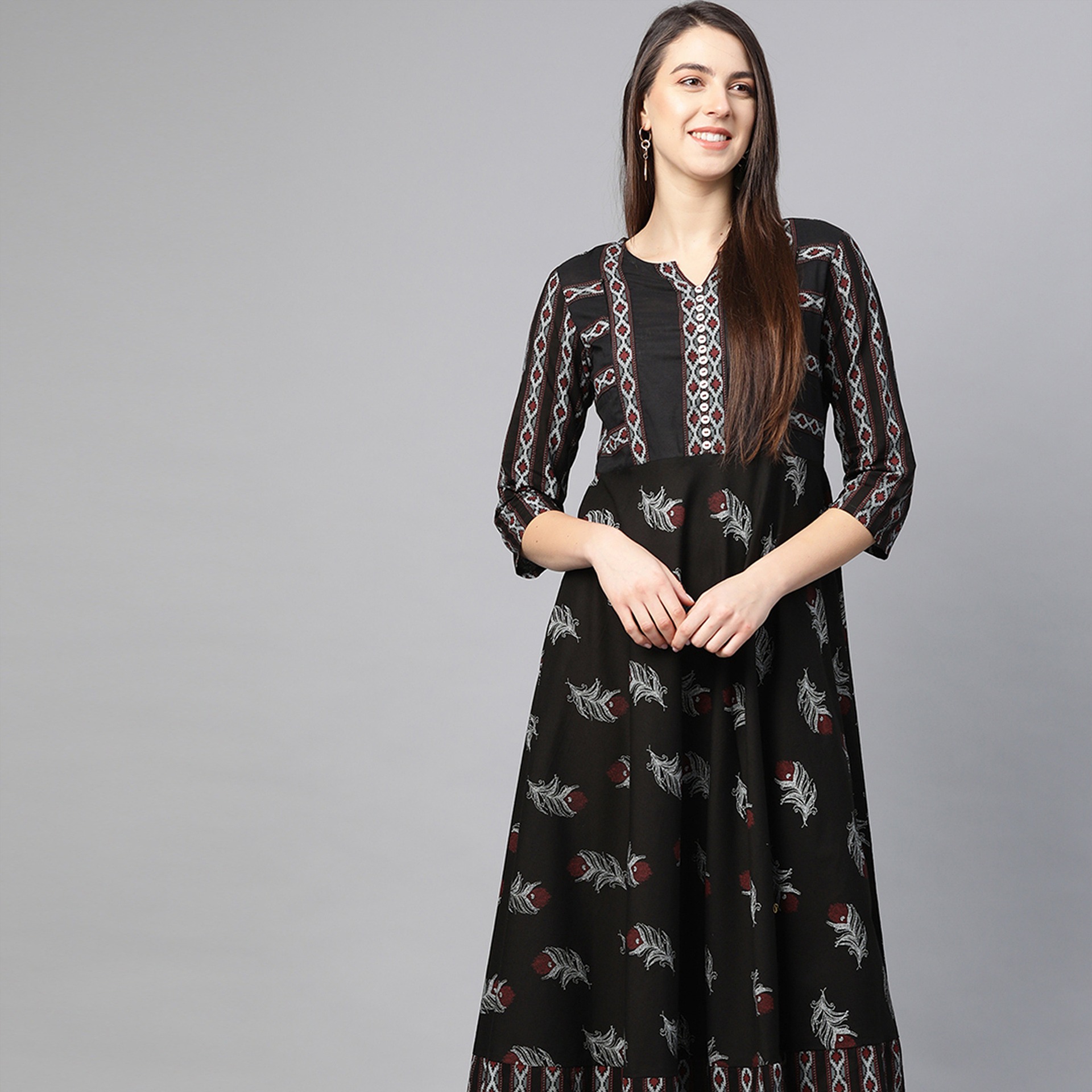 women's floral kurti — Kurtis